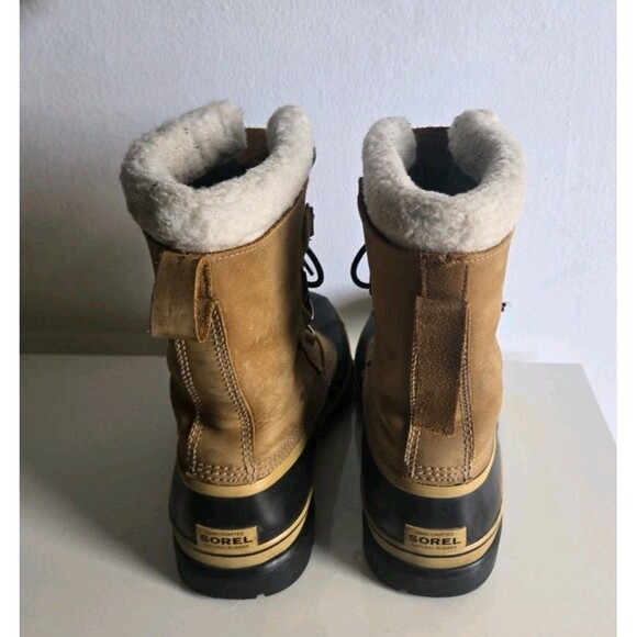 Vintage sorel caribou kaufman wool lined Waterproof Men\'s boots Size 10